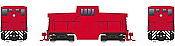 Rapido 48534 - HO GE 44 Tonner Phase III Body - DC/DCC/Sound - Generic Industrial: Red