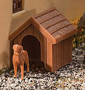 Walthers SceneMaster 4147 - HO Dog & Kennel (Doghouse) - Kit