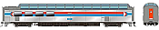 Rapido 175011 - HO SP 3/4 Dome-Lounge w/Flat Sides - Amtrak (Phase 1) #9371