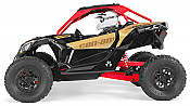 Axial Yeti Jr. Can-Am Maverick X3 4WD Brushed Side-by-Side RTR (Includes 2.4 Ghz Transmitter, Battery & Charger): 1/18 Scale, AXI90069