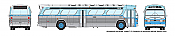 Rapido Trains 753064 HO New Look Bus Santa Monica(SMMBL)3 Lincoln Blvd, Montana Avenue No.4913 Deluxe