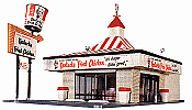 Walthers Life-Like 1394 - HO Kentucky Fried Chicken(R) Drive-In - Kit