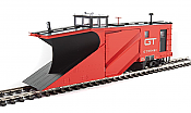WalthersProto 110025 HO - Russell Snowplow - Ready to Run - Grand Trunk Western #55461 (red, black)