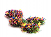 Peco PSG-51 - Self Adhesive Grass Tufts with Flower - 4mm (100pkg)