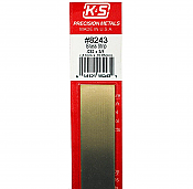 K&S Engineering 8243 All Scale - Brass Strip - 12inch x 3/4inch x .032inch 