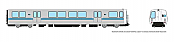 Rapido 204002 HO Bay Area Rapid Transit (DC/Silent): C End Car