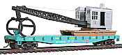 Walthers Trainline 1783 - HO Flatcar w/Logging Crane - Union Pacific #14936