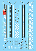 Microscale 87-1117 HO First Union Rail (FURX) - Leasing Diesels
