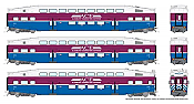 Rapido 146024 - HO BiLevel Commuter Car - Altamont Commuter Express ACE (Original) Set #1