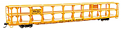 Walthers Mainline 8217 - HO 89Ft Flatcar w/Tri-Level Open Auto Rack - St. Louis San Francisco Rack/ Trailer-Train Flatcar #913598