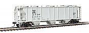 Walthers Mainline 7000 HO RTR - 50ft Pullman Standard PS-2 2893 3 Bay Covered Hopper- Santa Fe #3000718