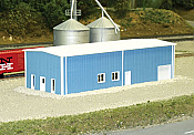 Pikestuff 8003 - N Scale Pre-Fabricated Warehouse (Scale: 30 x 80ft) - Blue