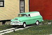 Sylvan Scale Models V-318 HO Scale - 1955-56 GMC 1/2 Ton Panel Van - Unpainted and Resin Cast Kit