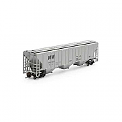 Athearn 18791 - HO RTR PS 4740 Covered Hopper - Norfolk & Western #176854