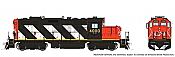 Rapido 41501 - HO GP9RM - DCC & Sound - Canadian National (Stripes) #4000