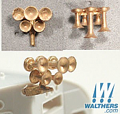 Cal Scale 585 HO - Air Horns (Unpainted Brass Casting) - Nathan 5-Chime K5h (BC Rail Diesels)