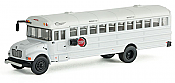 Walthers 11702 HO SceneMaster International - MOW Crew Bus - Assembled - White