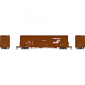 Athearn Genesis G26811 - HO Scale 50Ft PC&F Ext Post w/10ft-6inch Plug Box - Conrail #360530