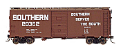 Intermountain 45814-21 HO Scale - 10Ft 6In Modified 1937 AAR Boxcar - Southern Billboard #20275