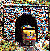 Woodland Scenics 1255-HO Tunnel Portal-Random Stone - Single Track