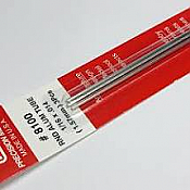 K&S Engineering 8100 All Scale - 1/16 inch OD Round Aluminum Tube 0.014inch Thick x 12inch Long (3 pkg)