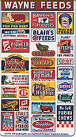 Blair Line 135 - HO Vintage Feed & Seed, Storefront & Advertising Signs 