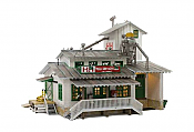 Woodland Scenics 4949 N Scale H&H Feed Mill - Built & Ready Landmark Structures - Assembled