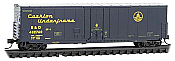 Micro Trains 18100220 - N Scale 50Ft Boxcar w/ 8Ft Plug Door, No Roofwalk, Short Ladders - Baltimore & Ohio #482760