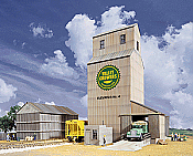 Walthers Cornerstone 3096 - HO Valley Growers Association Steel Grain Elevator - Kit
