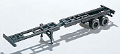 Walthers SceneMaster 4105 - HO Extendible Container Chassis - Kit - 40Ft to 48Ft (2pkg)