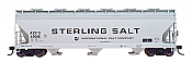 Intermountain 47026-10 HO RTR- ACF 4650 3-Bay Hopper - Sterling Salt #49031