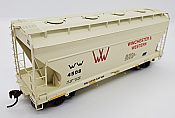 Athearn 93464 - HO RTR ACF 2970 Covered Hopper - Winchester and Western (W&W) #4525