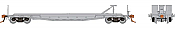 Rapido 138099 - HO F30D 50Ft TOFC Flat Car - Late Style - Undecorated Single Car