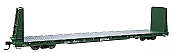 Walthers Mainline 50601 - HO RTR 68Ft Bulkhead Flatcar - BC Rail #66501