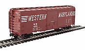 Walthers Mainline 2271 - HO 40ft ACF Welded Boxcar w/8ft Youngstown Door - Western Maryland #4420