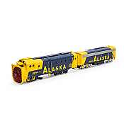 Athearn 93824 - HO Rotary Snowplow & F7B Locomotive - DCC Ready - Alaska ARR #3/#1503