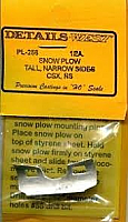 Details West 256 - HO Snow Plow - CSX Transportation & Norfolk Southern