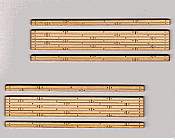 Blair Line 120 - HO Rough-Cut 3-9/16 inch 2-Lane Wood Grade Crossing - Kit (2/pk)