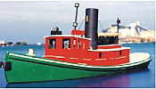 Sylvan Scale Models 1025 - HO Scale - Great Lakes Steam Diesel Tugboat Kit - Unpainted and Resin Cast