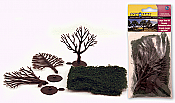 Woodland Scenic 4194 - All Scale 3-4in Large Trees (3) - Kit