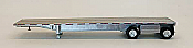 Herpa Models 5488 HO 48ft Spread Axle Highboy Trailer - Assembled -- Silver