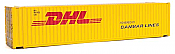 Walthers SceneMaster 8560 - HO 45ft CIMC Container - DHL
