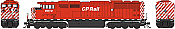 Bowser 25011 - HO GMD SD40-2f - DCC & Sound - CP (Rect Porthole Sill Dashes) #9013
