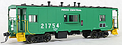 Tangent Scale Models 60112-01 - HO N7 Class Steel Bay Window Caboose - Penn Central (Green Repaint 1975+) #21504