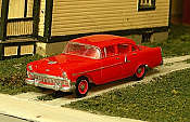 Sylvan Scale Models V-292 HO Scale - 1956 Chevy 150 Four Door Sedan - Unpainted and Resin Cast Kit