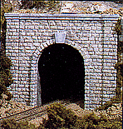 Woodland Scenics 1253 HO Tunnel Portal-Cut Stone - Single Track