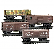 Micro Trains 993 02 2291 - N Scale Fast Freight Car Set - CWE UP 4pk