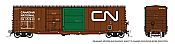 Rapido 173002 - HO NSC 5304 Boxcar - Canadian National (Delivery w/ Green Door) (6pkg) #2