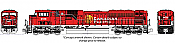 Kato 176-5628DCC N Scale EMD SD90/43 Mac Standard DC - Canadian Pacific #9159 (United Way Commemorative, red, white) 