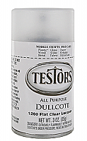 Testor Corp. 1260 - Dullcote Clear Finish - 3oz Spray Can
